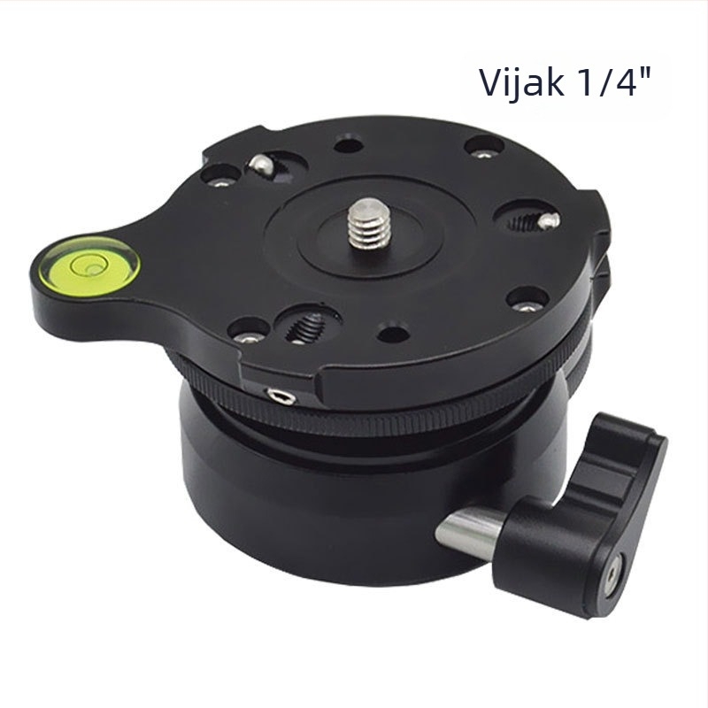 Hemisferična Pan/Tilt glava DY-601/4 s 3/8-inčnim standardnim vijakom, aluminijska legura, 360° panoramska baza, za mikro kameru i SLR kameru