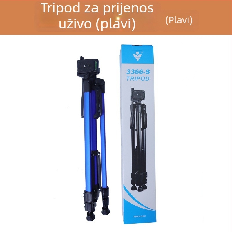 Stolni tripod s 3D PTZ, čelična konstrukcija, nosivost 3 kg, pločica za brzo pričvršćivanje