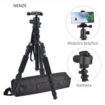 Stativ s kuglastom pan-tilt glavom, magnezijev spoj, nosivost 6–10 kg, sklopni, pločica brzog otpuštanja uključena