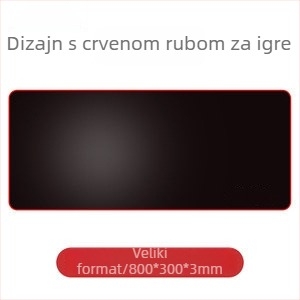 Podloga za miš za stol, površina od smole, jednostrana, protuklizna, šivanje, otisak logotipa