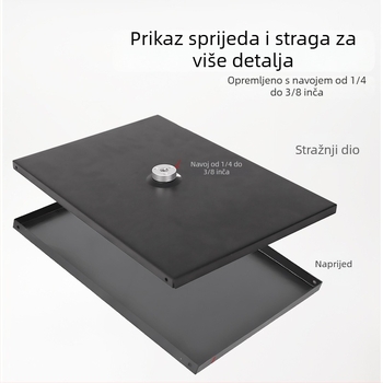 Stativ za kameru/monitor/projektor — stolni i podni, aluminij, nosivost 2–5 kg, 3D PTZ