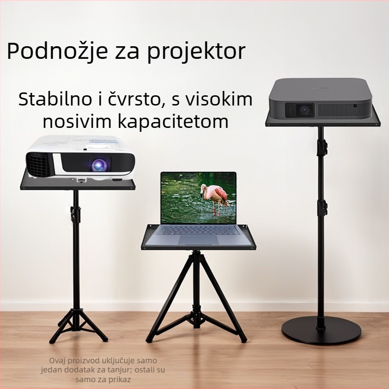 Stativ za kameru/monitor/projektor — stolni i podni, aluminij, nosivost 2–5 kg, 3D PTZ