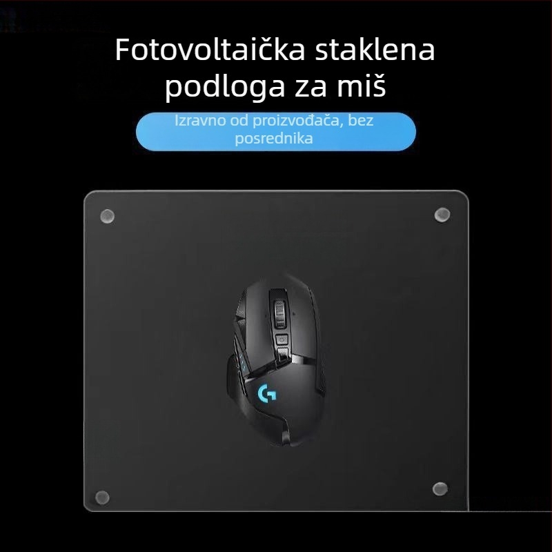 Mala dvostruka podloga za miš s japanskom jednostavnošću i svjetlećom površinom