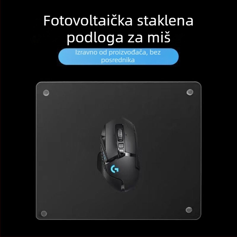 Mala dvostruka podloga za miš s japanskom jednostavnošću i svjetlećom površinom