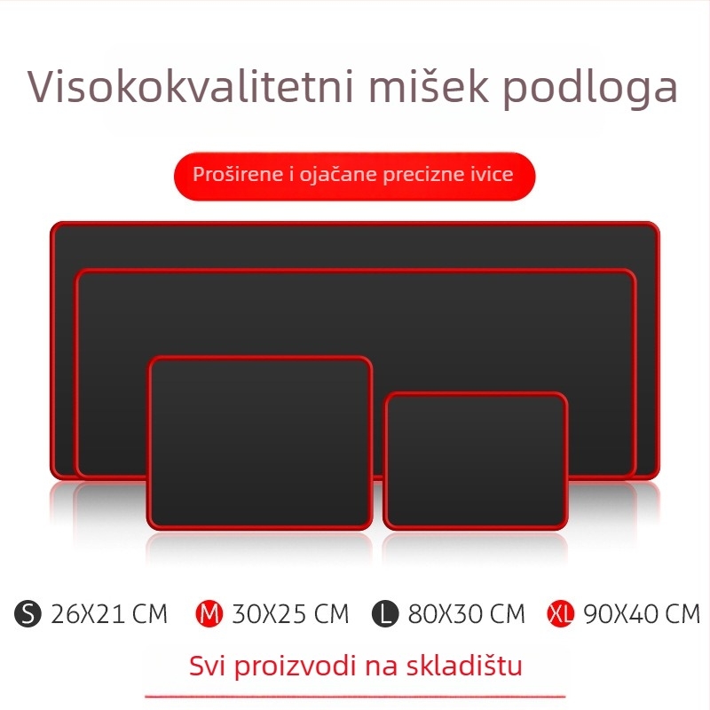 Gumena podloga za miš - jednostrana, OEM prilagodba