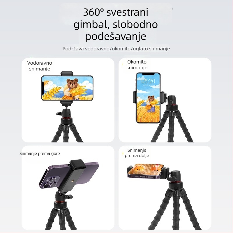 Duobolai Desktop držač za telefon – silikon, univerzalno