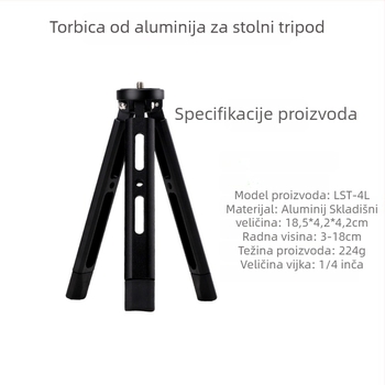 Projektor držač za stolnu uporabu – legura, univerzalni nosač za sve marke i modele, za uredsku i vanjsku uporabu