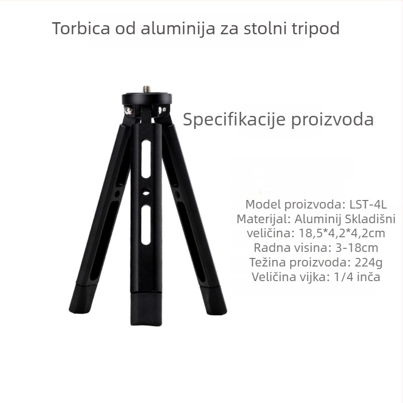 Projektor držač za stolnu uporabu – legura, univerzalni nosač za sve marke i modele, za uredsku i vanjsku uporabu