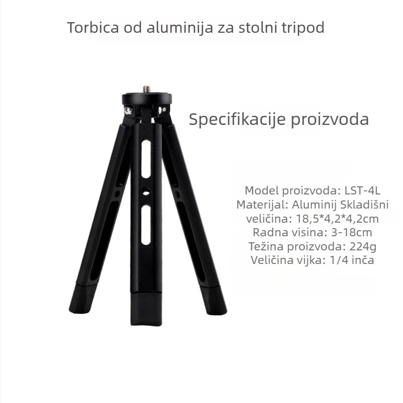 Projektor držač za stolnu uporabu – legura, univerzalni nosač za sve marke i modele, za uredsku i vanjsku uporabu
