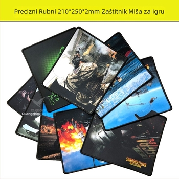 Podložak za miša za gaming i ured, s preciznim zaključavanjem ruba, protuklizna, materijal guma i tkanina, model L-11