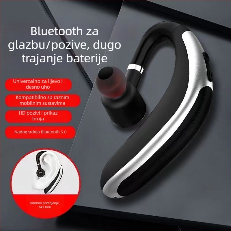 Bežične true wireless slušalice s dizajnom ušne kuke, Bluetooth 5.0, redukcija buke, brzo punjenje
