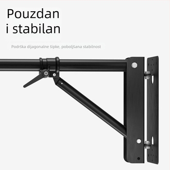 Cantilever zidni stalak za svjetlo za studij – željezo+ABS, nosivost 3–5 kg, visina 1,3/1,8 m, promjer cijevi 35 mm, 3 odjeljka