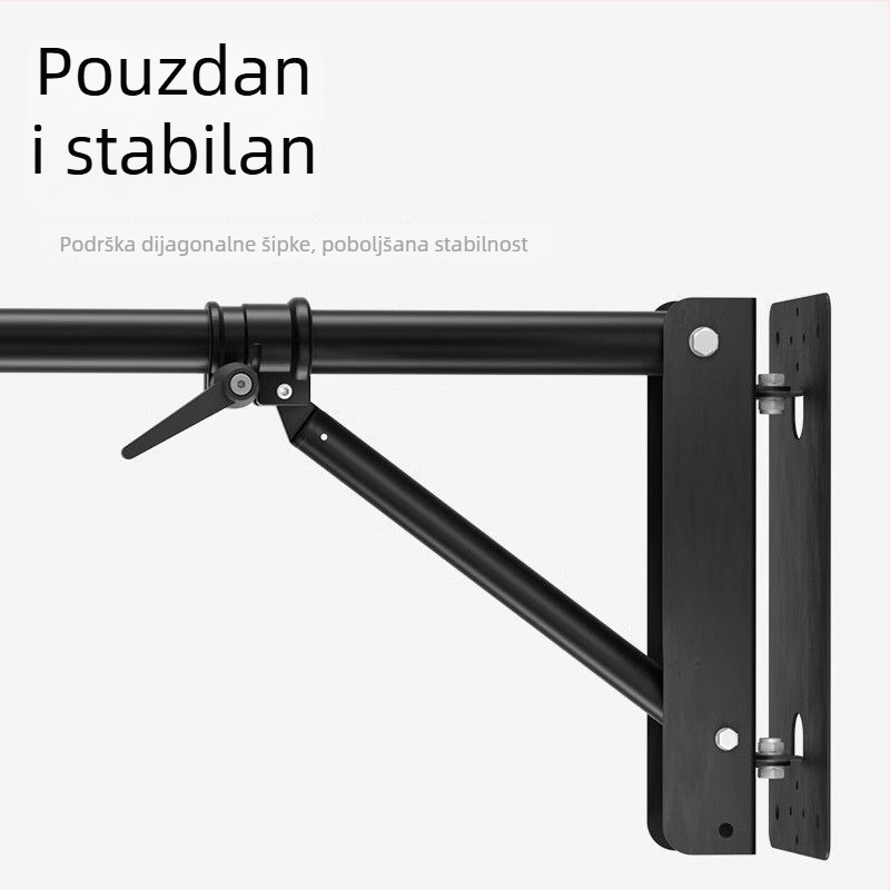 Cantilever zidni stalak za svjetlo za studij – željezo+ABS, nosivost 3–5 kg, visina 1,3/1,8 m, promjer cijevi 35 mm, 3 odjeljka