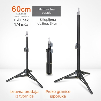 Držač za mobilni telefon za livestream – od SPCC čelika; nosivost 4 kg; cijevi 22/19/16 mm; 2-sekcijski dizajn
