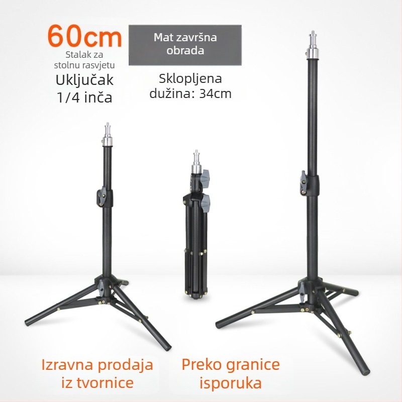 Držač za mobilni telefon za livestream – od SPCC čelika; nosivost 4 kg; cijevi 22/19/16 mm; 2-sekcijski dizajn