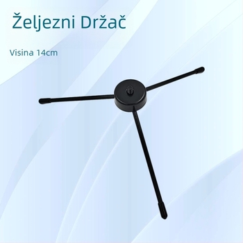 Stolni držač za kameru i telefon, stativ s 1/4-inčnim navojem, metalna pan-tilt glava