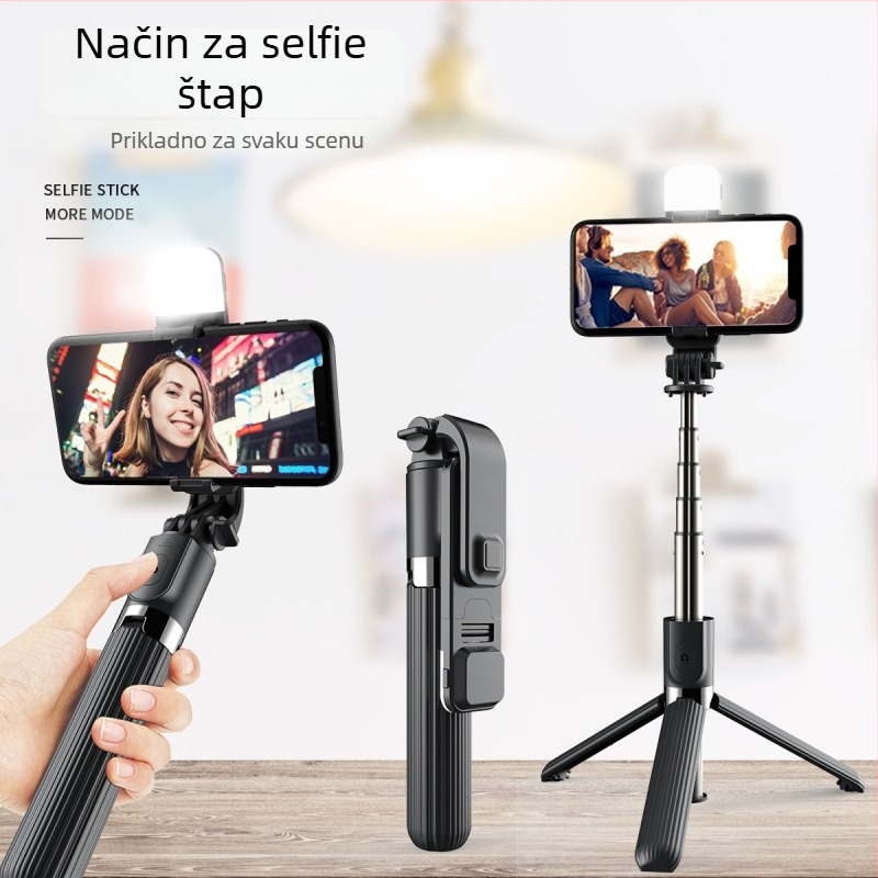 L03 Bluetooth Selfie Stick za GoPro, Univerzalni aluminijski stativ, Daljinski Upravljač, Protiv Vibracija