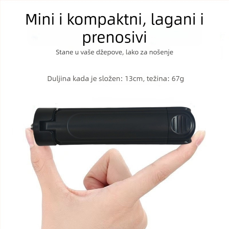 Teleskopski stolni stalak – mini foto/video tripod za telefon ili kameru, baza projektora, uživo prijenos