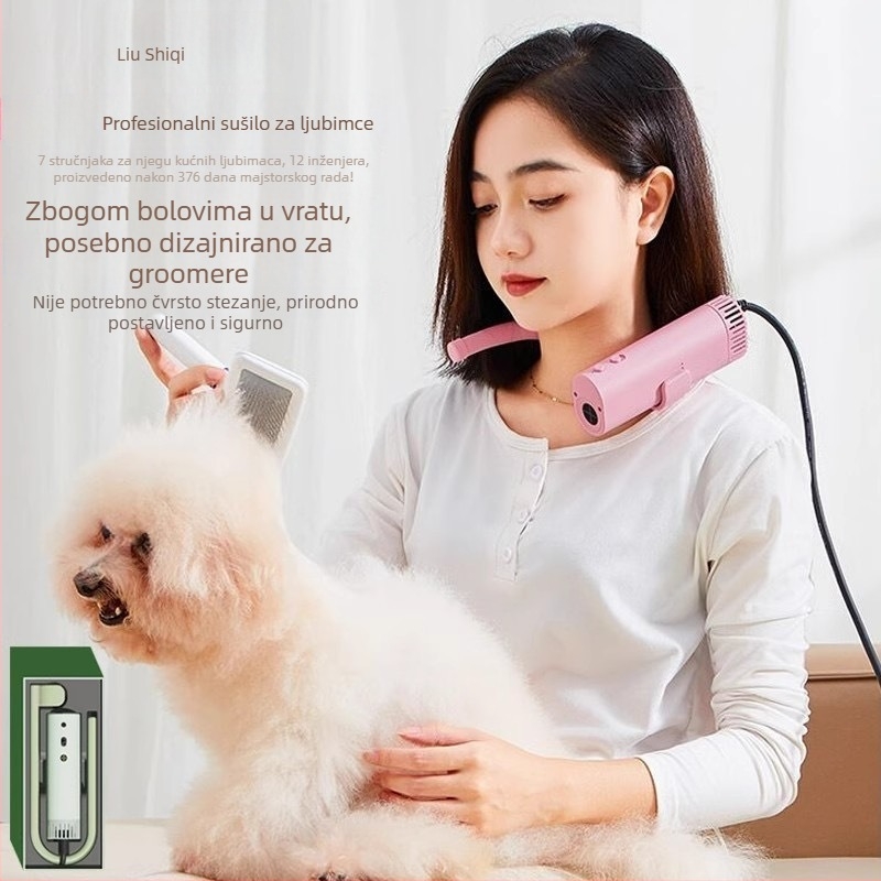 Walking Seventeen sušilo za dlaku kućnih ljubimaca – metalni, za pse