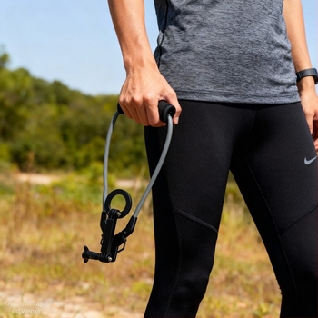 Magnetski držač za vrat za akcijske kamere — ABS + magnet + silikagel; Univerzalna kompatibilnost