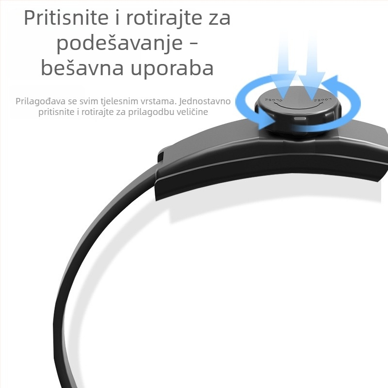 Držač za vrat za akcijsku kameru i mobitel – ABS, paket: ovratnik, klipsa za telefon, traka, vijak