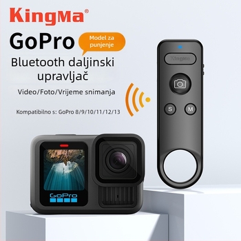 Bluetooth daljinski upravljač za sportske kamere — Kingma RC02, kompatibilan s GoPro i Insta360 (X5/X4/Ace PRO2/GoPro13)