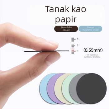 Auto držač za telefon sa magnetskom pločom - ultra-tanka magnetska pločica (Time • legura • proljeće 2018 • unisex)