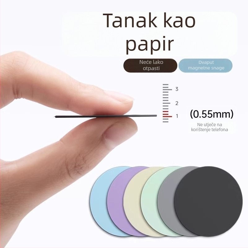 Auto držač za telefon sa magnetskom pločom - ultra-tanka magnetska pločica (Time • legura • proljeće 2018 • unisex)
