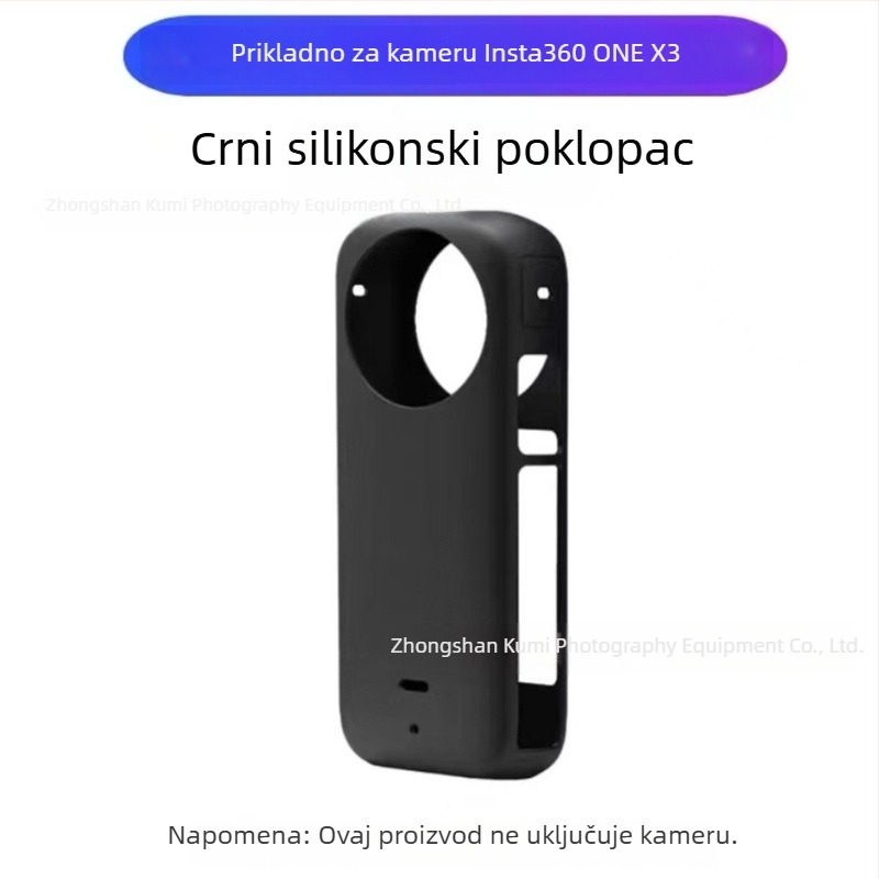 X3 Silikonska zaštitna futrola za objektiv za Insta360 X2/X3