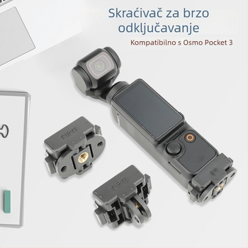 Set držača brzog oslobađanja za stolni stativ Osmo Pocket 3; model OP3-AD824; materijal: plastika i aluminijska legura; kompatibilno s Osmo Pocket 3