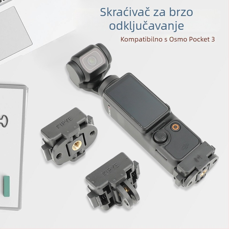 Set držača brzog oslobađanja za stolni stativ Osmo Pocket 3; model OP3-AD824; materijal: plastika i aluminijska legura; kompatibilno s Osmo Pocket 3