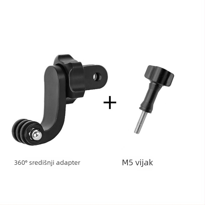 GoPro adapter za središnje vertikalno snimanje — univerzalni držač za prsa/vrat, materijal plast+metal, marka Neutral, model GoPro adapter