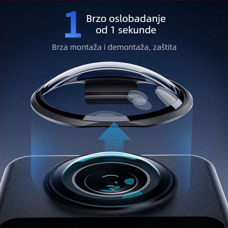 Zaštitni kućište za objektiv Osmo 360 STARTRC - PC materijal, kompatibilno s Osmo 360, dimenzije 39.90 × 37.70 × 10.32 mm