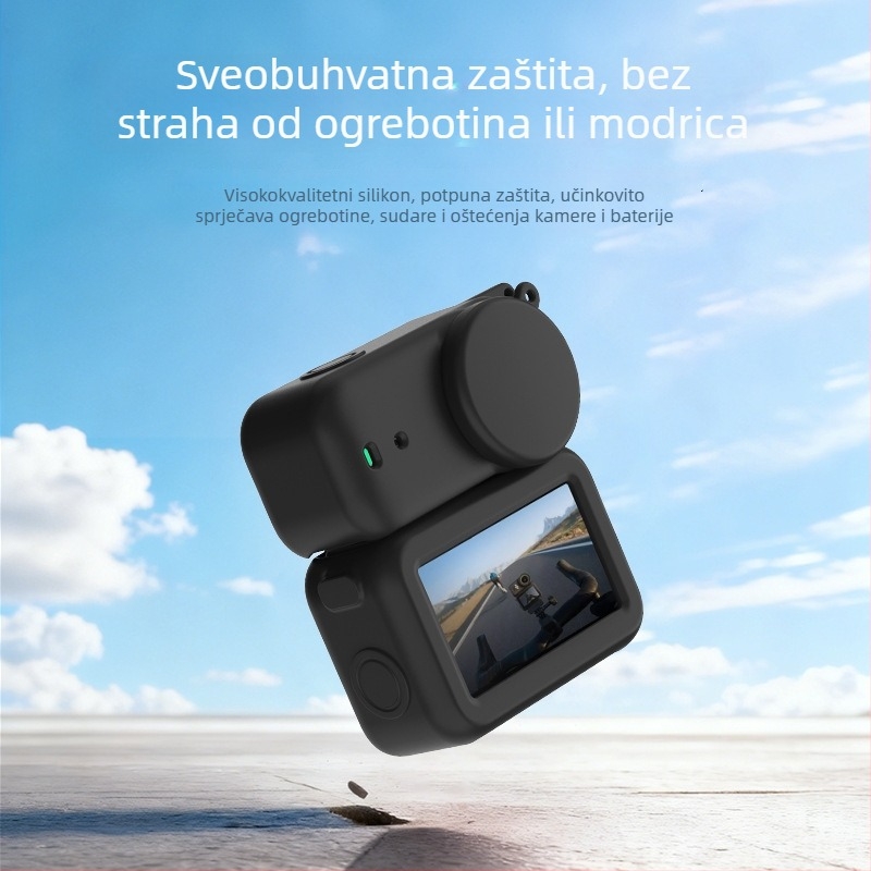 Zaštitni kućište za objektiv i tijelo za DJI Osmo Nano – silikon zaštitno kućište, model DJIOSMONano; Kompatibilno s DJIOSMONano; Uključuje kućište za objektiv i kućište za tijelo