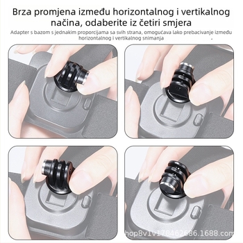 JD-02 traka za glavu za sportske kamere, univerzalna kompatibilnost, materijal elastična tkanina + PC, prilagodljiv logotip