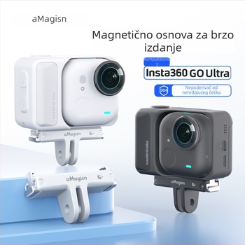Tf05 magnetska baza za brzo oslobađanje Insta360 Go Ultra – materijal plastika, nehrđajući čelik, magnet