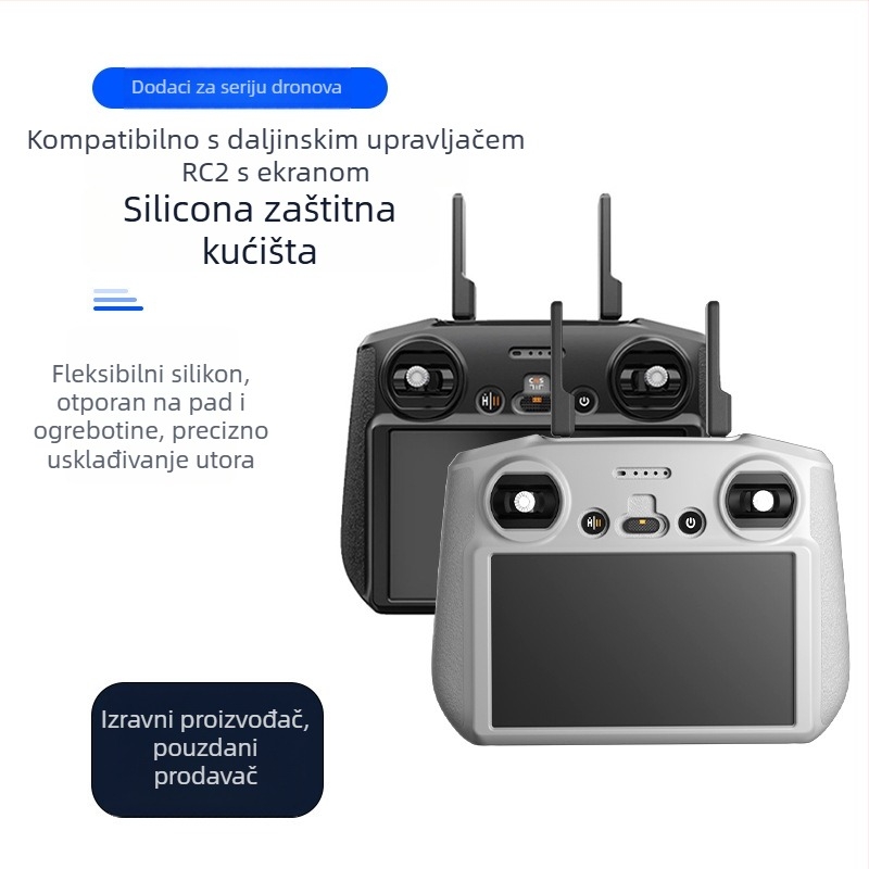 RC2 silikonska zaštitna maska za daljinski upravljač s zaslonom za DJI Mini 3 Pro