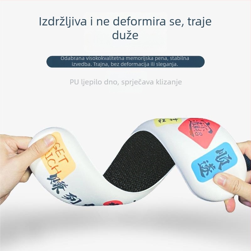 Podlaga za zglob miša Pad-62, Mala gumena podloga, Zglobna podrška, Ispišano logo, OEM prilagodba