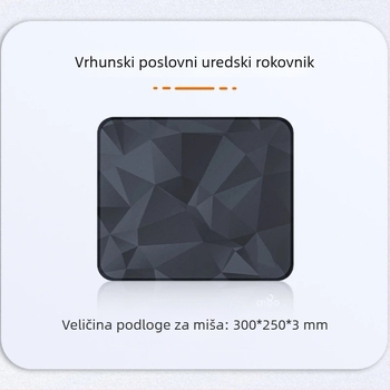 Prošivena podloga za miš za gaming, s prilagođenim logom, AOCC stil, crtani anime dizajn