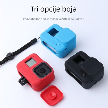 Silikonska zaštitna futrola za GoPro Hero8 s poklopcem objektiva