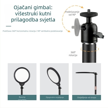 Svetlo za live prijenos s izvlačnim dizajnom, 10–50W, 5V, modeli YX-216 / YX-217