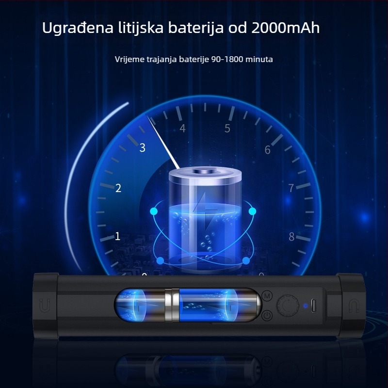 Mini svjetlo za dopunu P100, 5W, 5V, Ugrađena baterija, Ručna uporaba, Za still life fotografiju, snimanje filmova i kratkih videa