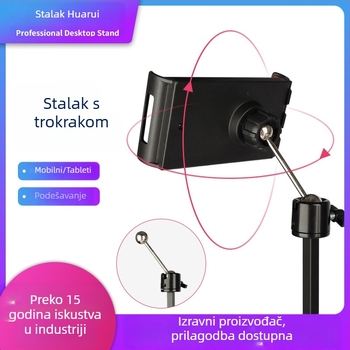Stalak za tablet NB353 – sklopivi, plastična podloga, metalni nosač, za iPad i iPhone generacije (NB353, sklopivi, plastična podloga, metalni nosač)
