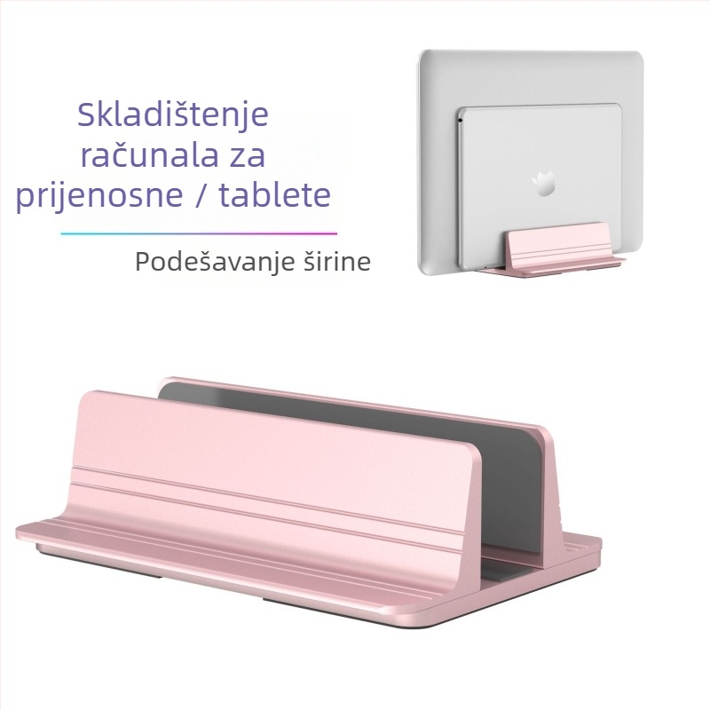 Edwin aluminijska legura – vertikalni držač za prijenosno računalo SJZJ005, kompatibilan s tabletima i prijenosnim računalima 7–17 inča