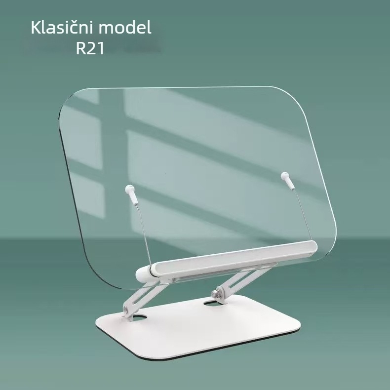 Akrilni držač za tablet s 360° rotacijom i podesivim kutem