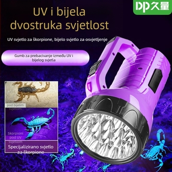 LED svjetiljka, punjiva, ABS kućište, baterija 1500 mAh, domet do 200 m