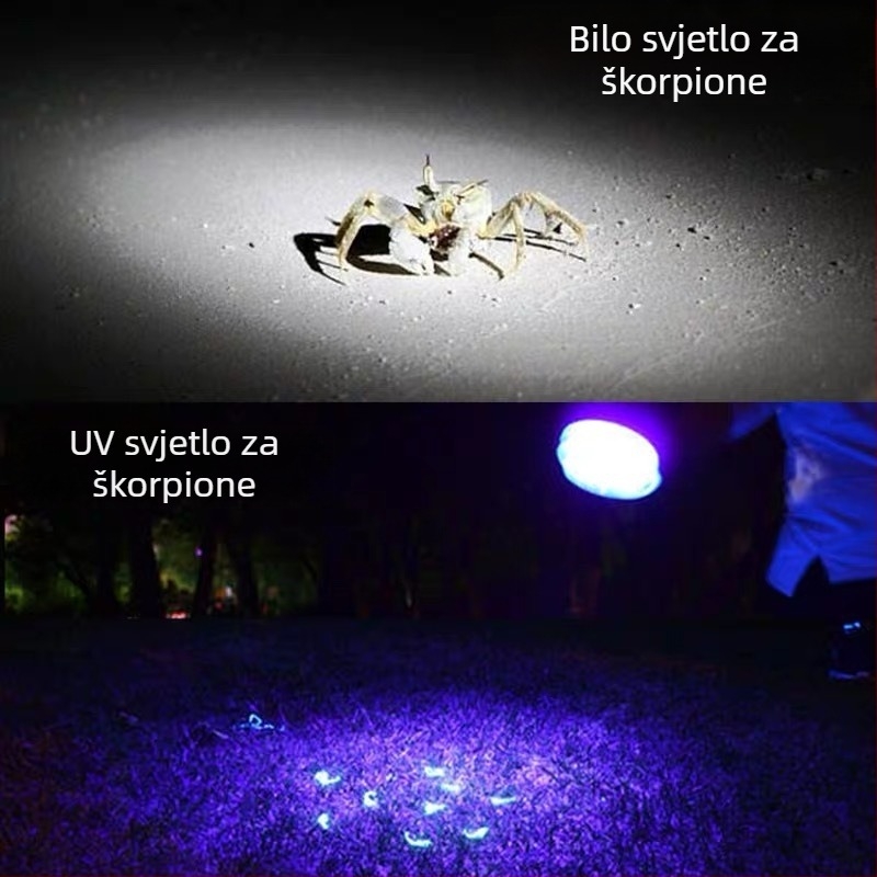 LED svjetiljka, punjiva, ABS kućište, baterija 1500 mAh, domet do 200 m