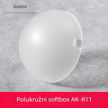AK-R1 difuzor mekog svjetla za V1 kameru – polukružni prenosni izvor svjetla – God bull