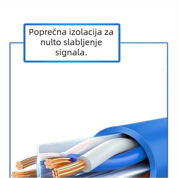 Cat6 gigabitni mrežni kabel za računalo i usmjerivač, duljine 1 m ili 10/50 m