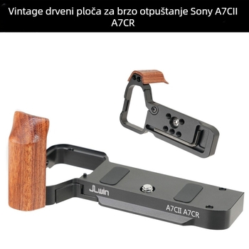 JLwin L-ploča s brzim otpuštanjem za Sony A7CII/A7CR/A7C2 – Materijal: aluminijska legura; Kompatibilnost: Sony A7CII/A7CR/A7C2; Tip: L-ploča